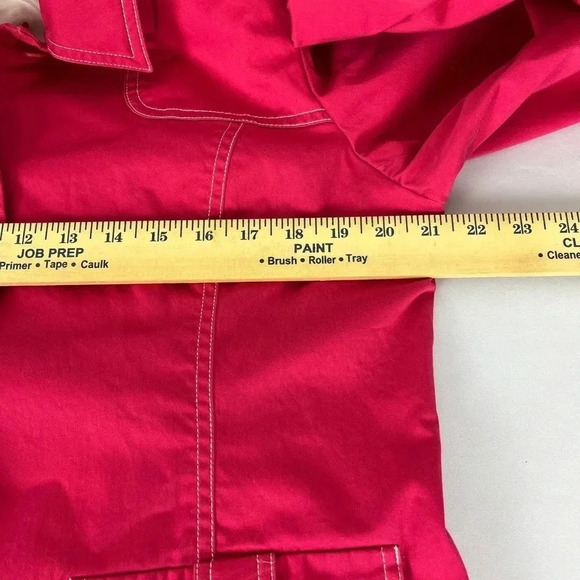 Susan Graver Style Jacket Women’s Medium Pink Lightweight Utility Classic - Picture 9 of 11